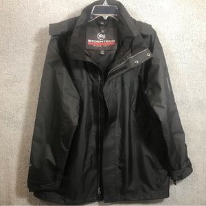 Stormtech Performance Mens Jacket Size L Black H2Extreme Waterproof Breathable